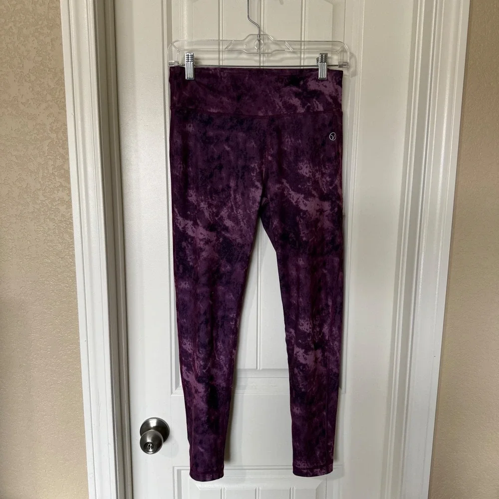 Vogo Athletica Purple Tie Dye Active Leggings Women's‎ Size S